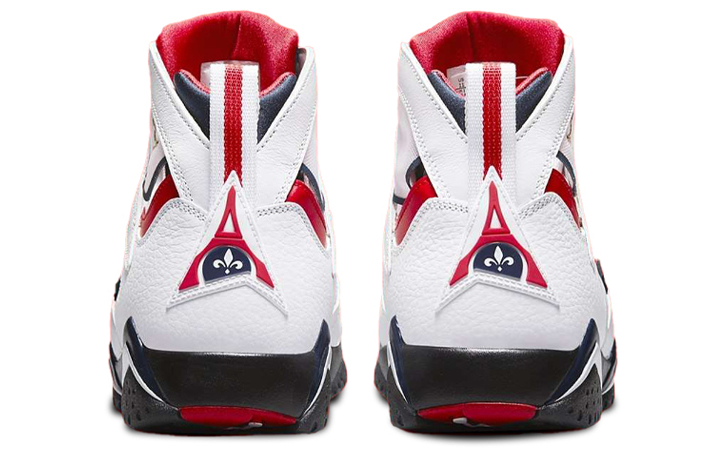 Jordan Air Jordan 7 retro "Paris saint-germain" comfortable and versatile wear-resistant wrapping support mid-top retro basketball shoes for men and women in the same style black and white