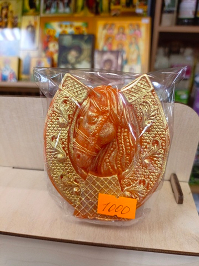 Свеча " Подкова лошадь"