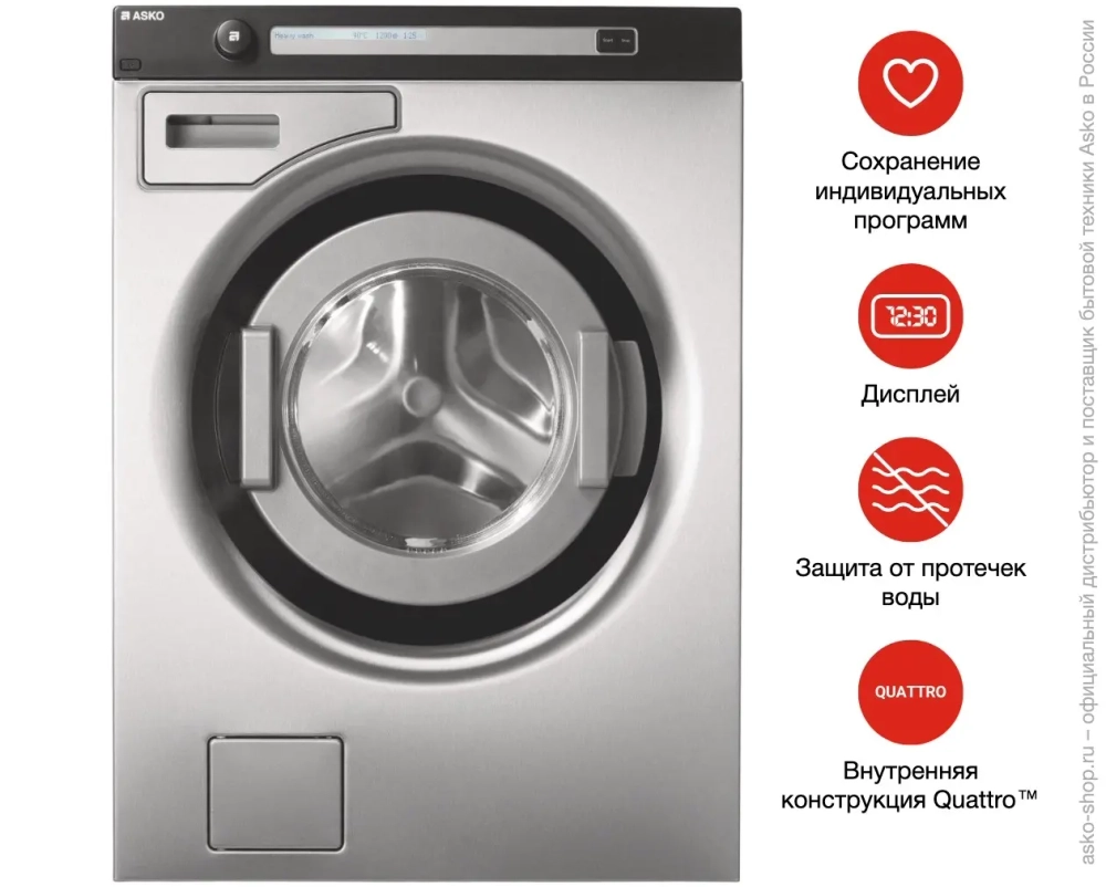 Профессиональная стиральная машина Asko WMC64P (M) фото 5