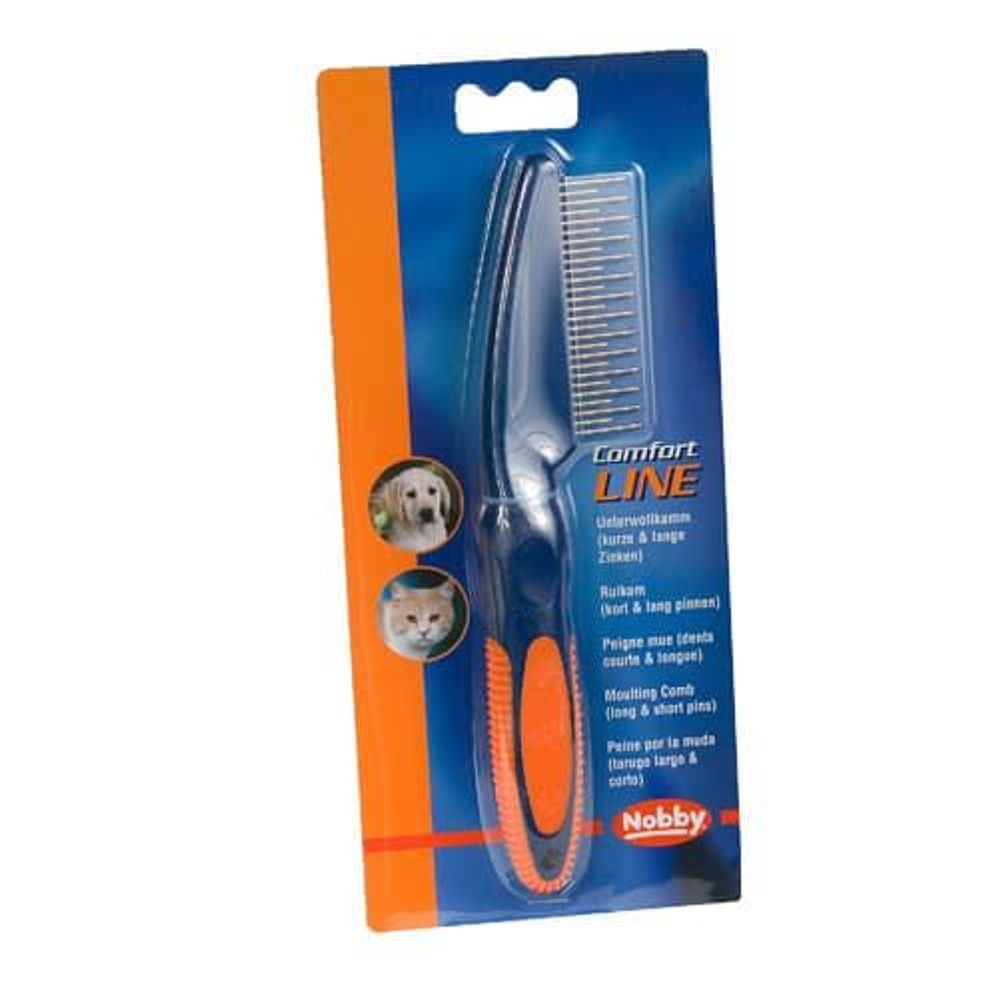 Расческа для собак и кошек комбинированная Nobby Расческа для собак и кошек комбинированная Nobby