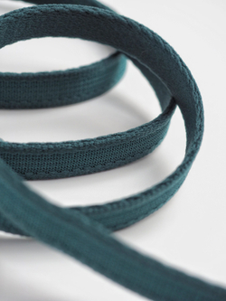 Туннельная лента темно-зеленая бесшовная малоэластичная ширина 10 мм