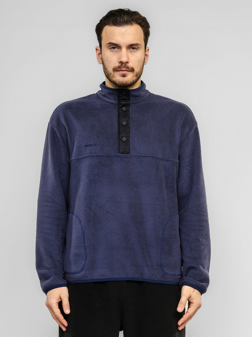 Анорак мужской, цвет "Глубина океана"