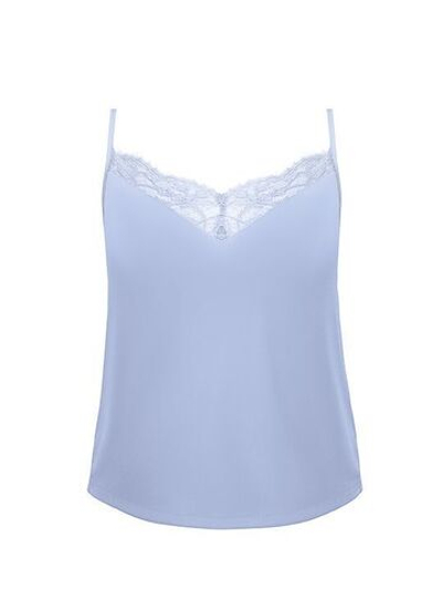 Легкий пижамный комплект Zora с кружевом (Размер: XL) (Цвет: сиреневый)