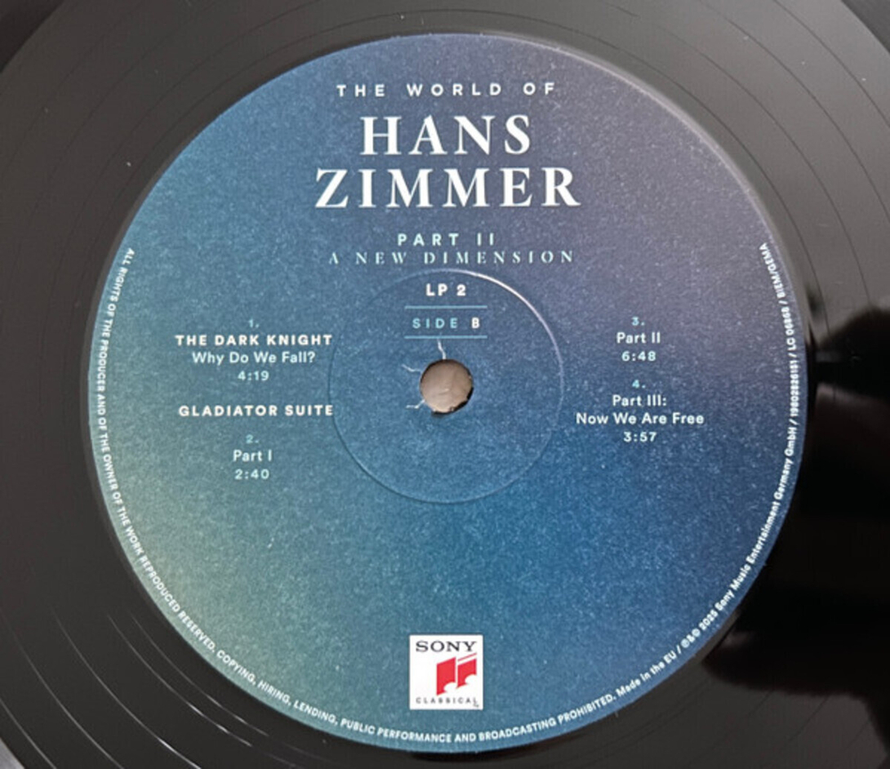 Hans Zimmer / The World Of Hans Zimmer (Part II)(A New Dimension)(3LP)