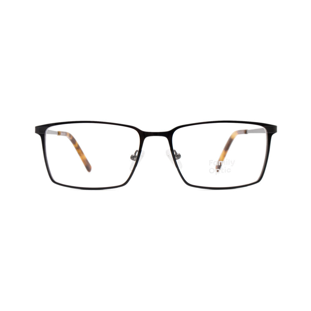 Оправа прямоугольная Family Optic MM4040 C1 стальная с черным
