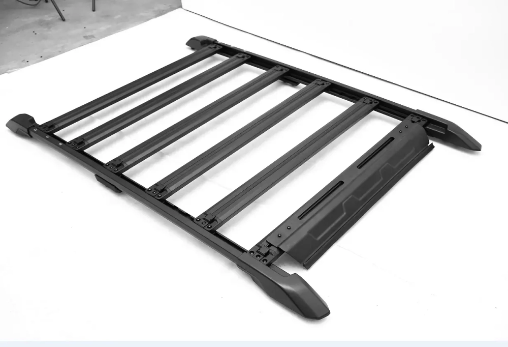 Силовые рейлинги с ящиком и лестницей для Land Cruiser Prado 250 LC250 2024+ платформа багажник экспедиционный обвес