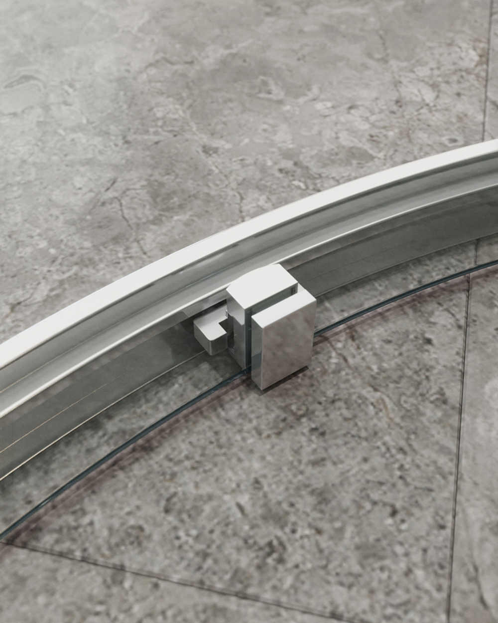 Душевой уголок Cezares MOLVENO-RH-11-120/110-C-Cr-IV, 120х110х195, профиль хром, стекло прозрачное