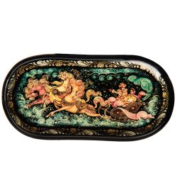 Народные промыслы ШК-45/33 Шкатулка «Тройка» исп. Орлова