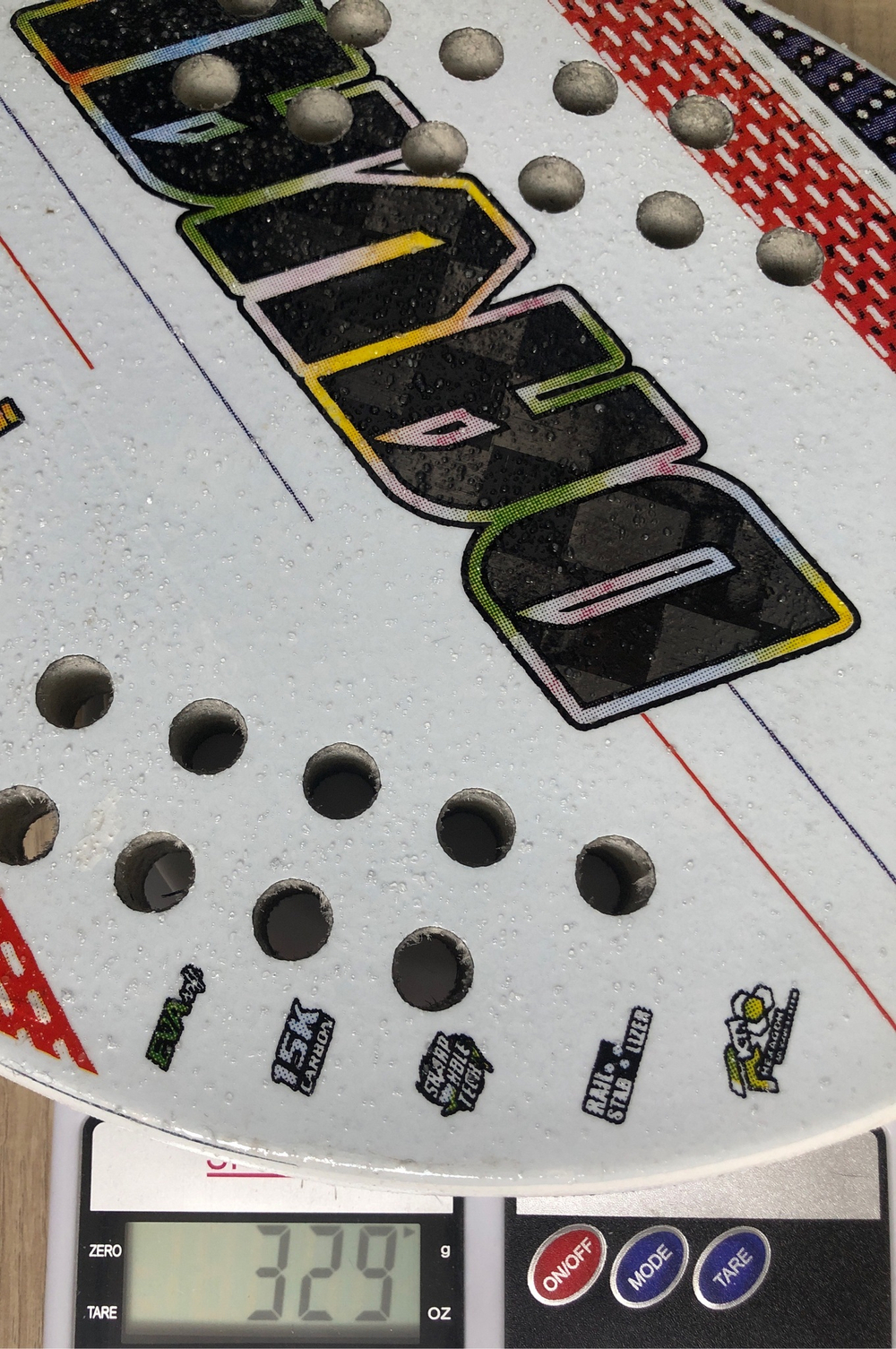 Легендарная ракетка Davai 2.2 Rakkettone с нанесением Rotor