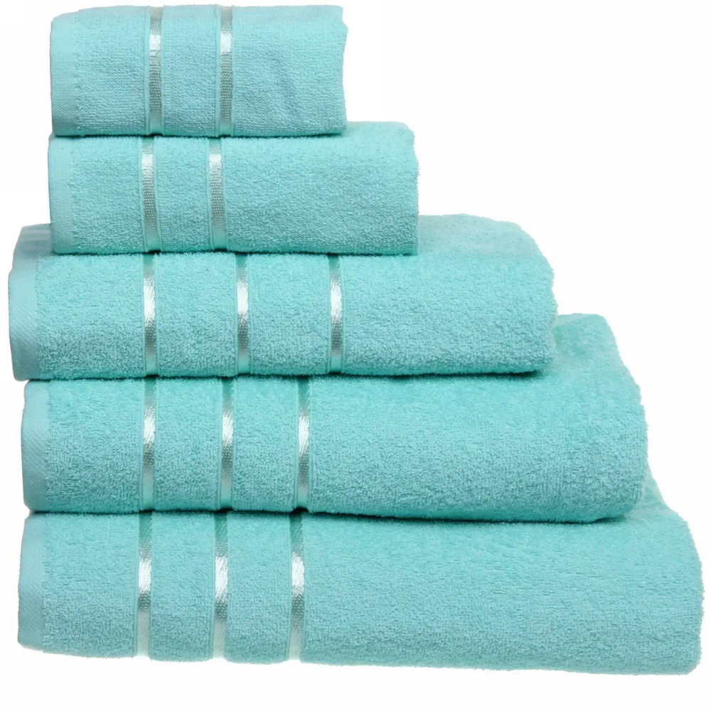 Полотенце махровое 50*90см «LUNA» цвет мятный 05010 плотность 360гр/м2