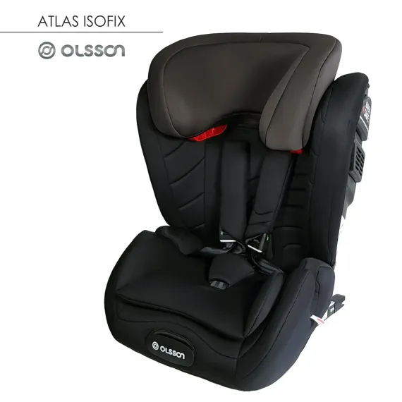 Автокресло Olsson Atlas Isofix Black-Gray Isofix 1/2/3 (9-36 кг)