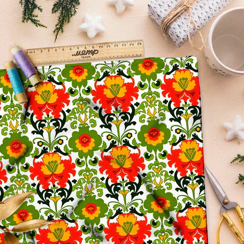 Ткань премиум Оксфорд 600D мелодия шелка