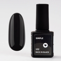 Milk Гель-лак Simple - 102 - Back in Black, 9мл.