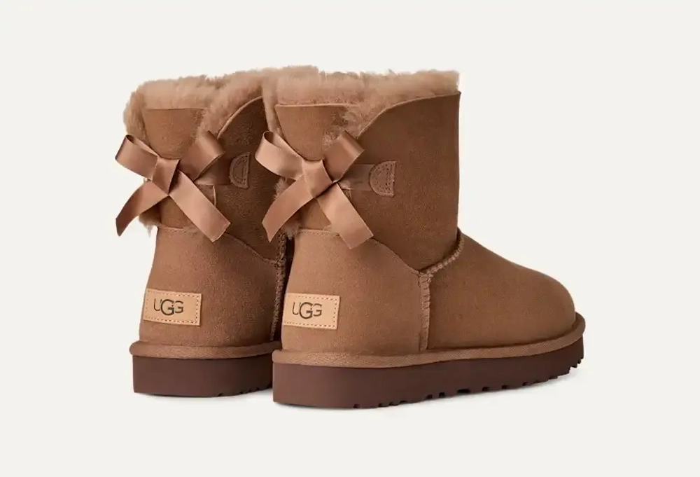 UGG Угги Mini Bailey Bow, коричневый
