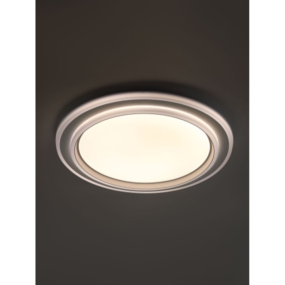 Светильник потолочный светодиодный ЭРА SPB-6 Olimp 86W-3K-6,5K-RC WH+GR с ДУ