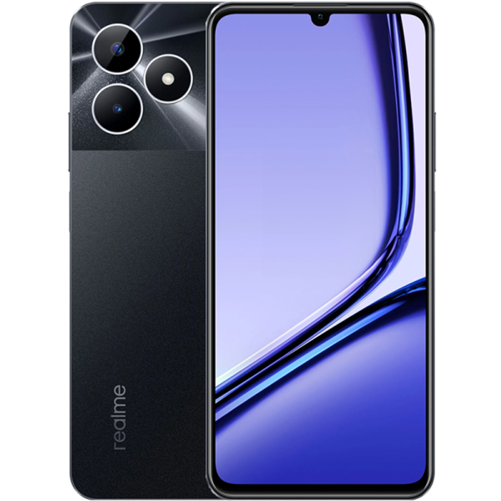 Смартфон realme Note 50 4/128 ГБ RU, Dual nano SIM, полуночно-черный