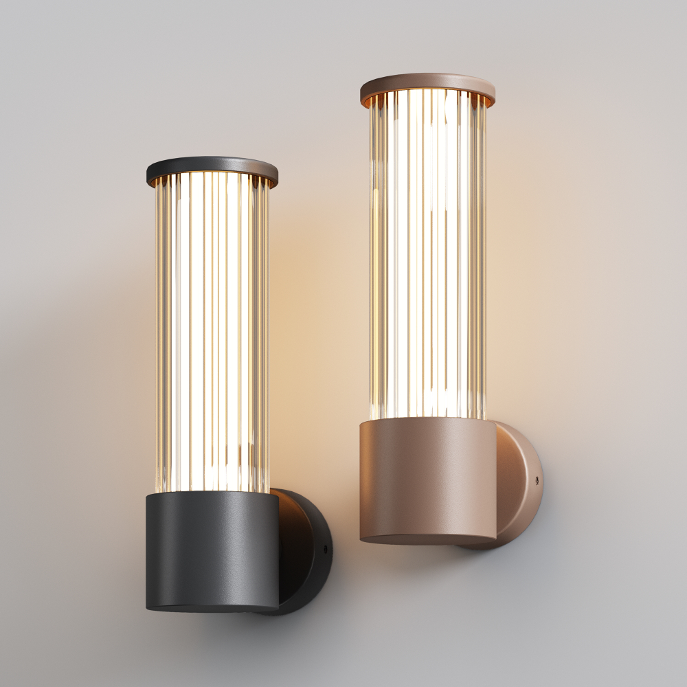 Уличный настенный светильник Outdoor O593WL-L8B3K