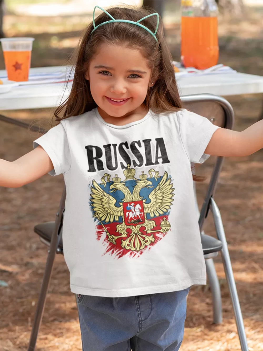 Футболка с гербом России
