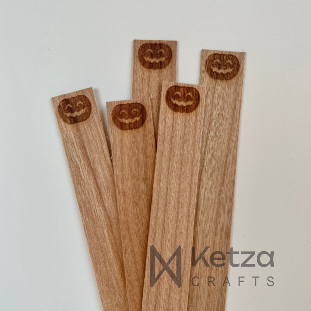 Деревянные фитили с дизайном