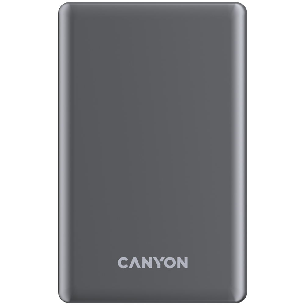 CANYON power bank OnPower 505 slim Magnetic 5000 mAh PD20W Dark Grey