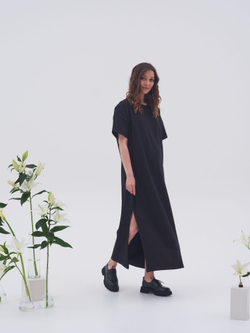 Платье футболка Миди