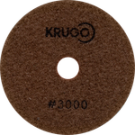Круг алмазный гибкий шлифовальный (АГШК) KRUGO №3000#, мокрый 100mm, PPW043000