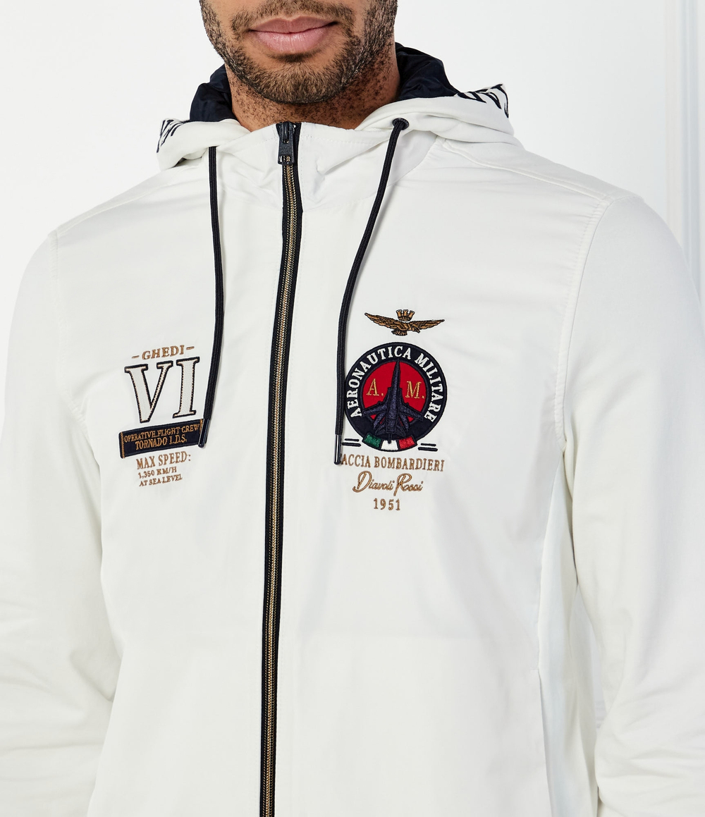 Куртка бомбер Aeronautica Militare - экрю(AF500F459)