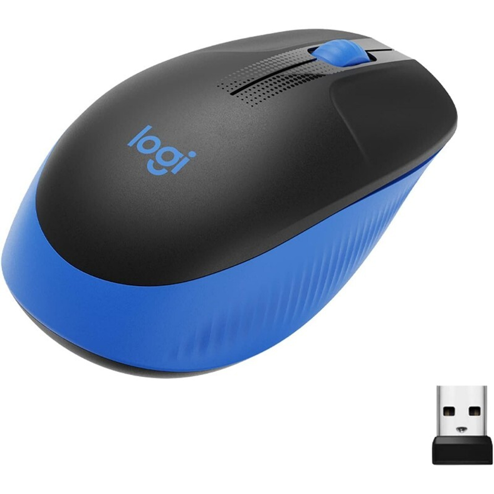 Мышь Logitech M190 Wireless 2.4 GHz, Blue