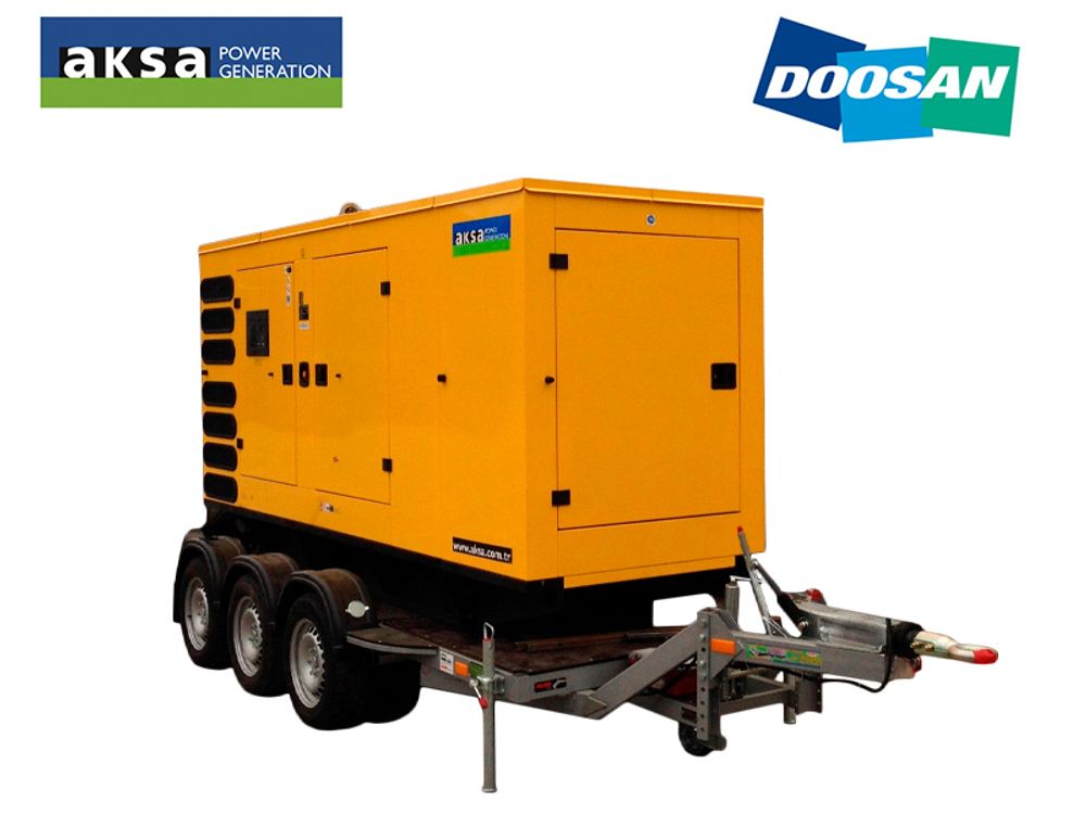 Дизельный генератор AKSA AD 580 на шасси