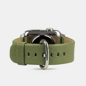 Ремешок для Apple Watch 40/41mm Classic из кожи козы зеленого цвета