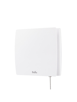 Вентилятор вытяжной Ballu BAF-SL 100 VP с обратным клапаном и тяговым выключателем