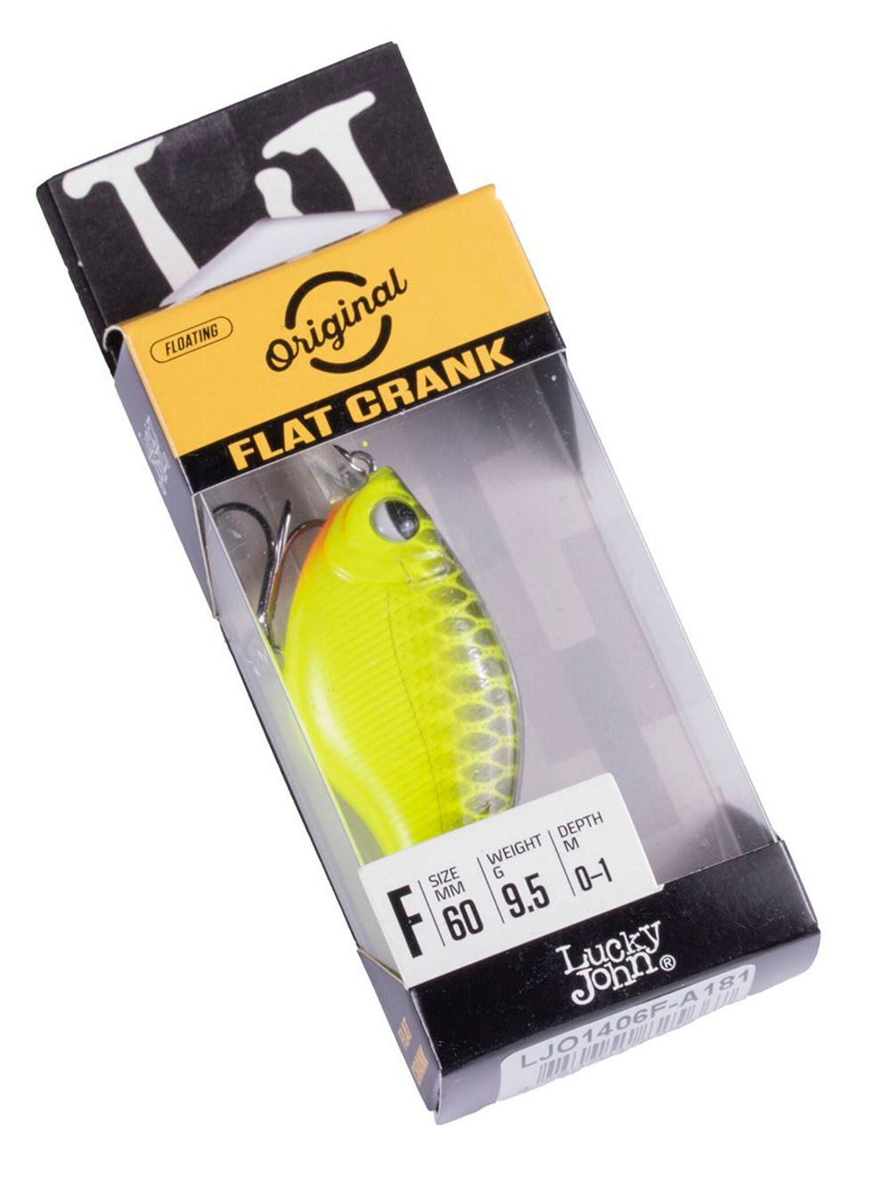 Воблер плавающий Lucky John Original FLAT CRANK F 06/A093