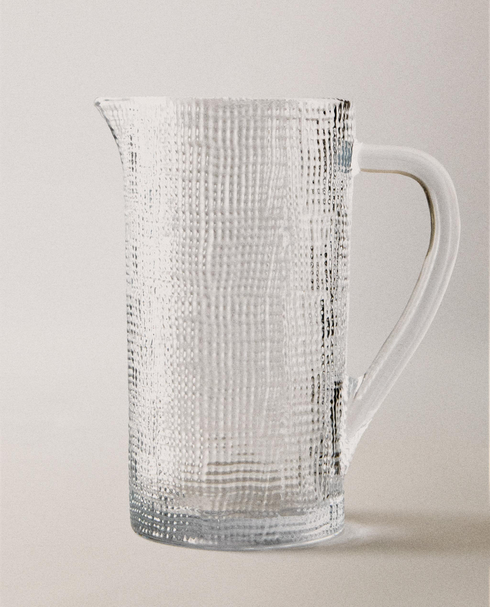 Zara Home кувшин из стекла, цвет прозрачный, 20 см