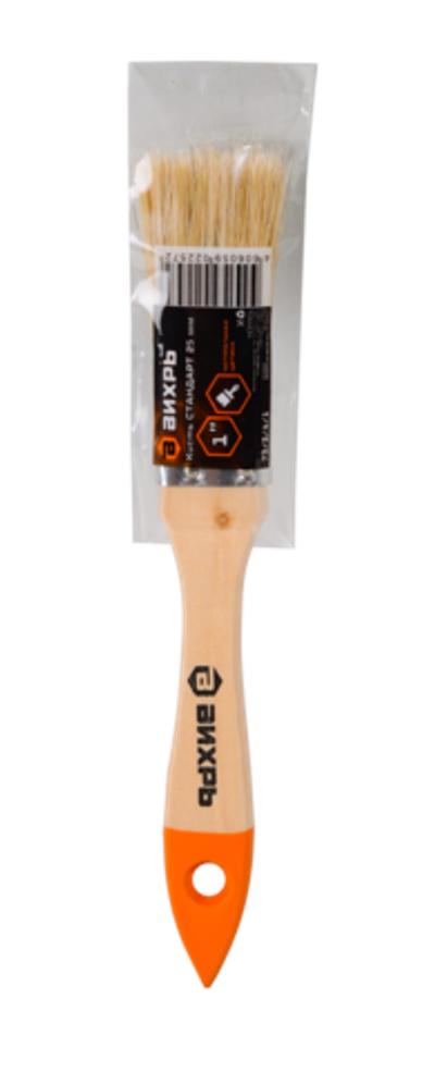 Кисть ВИХРЬ СТАНДАРТ 25 мм 1''