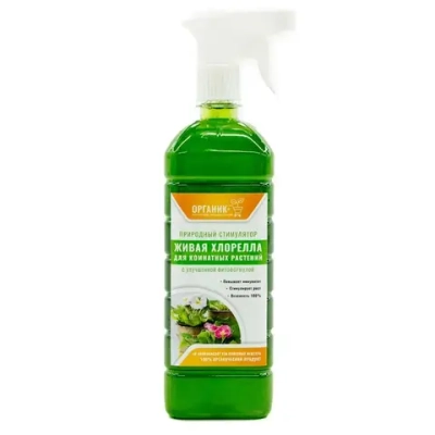 Удобрение Суспензия хлореллы для комнатных, 1л