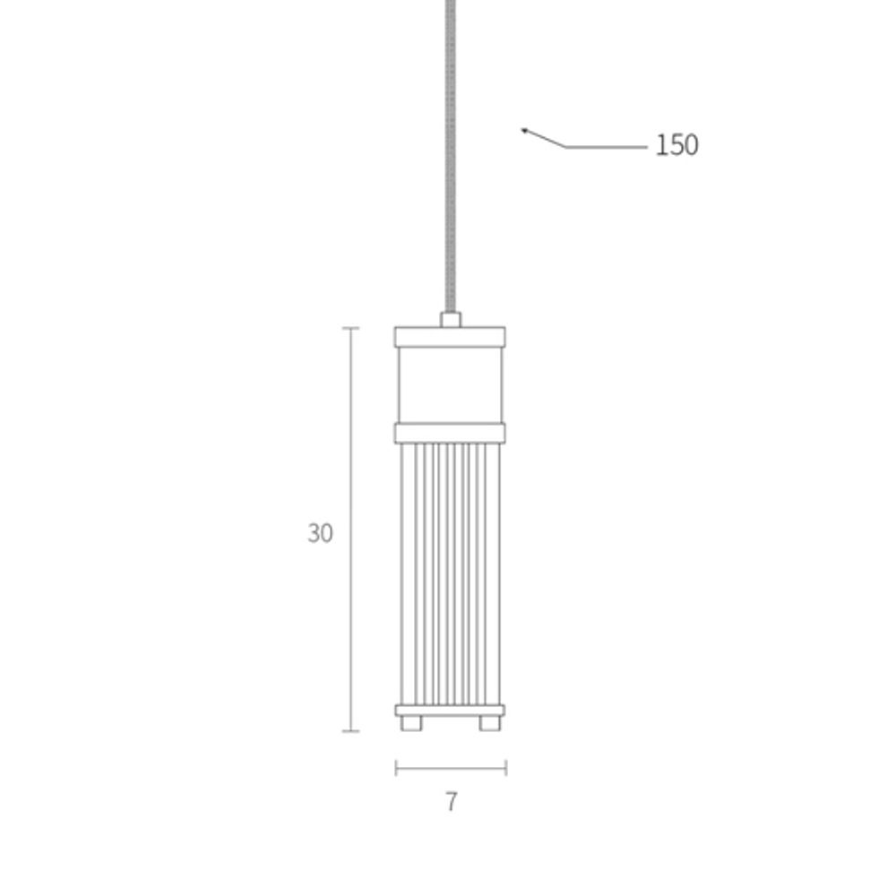 Подвесной светильник Claridges bronze