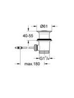 Донный клапан Grohe 1 1/4", 28910000