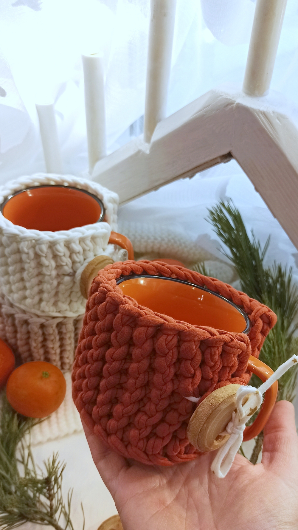 Мастер-класс Жилетка для кружки