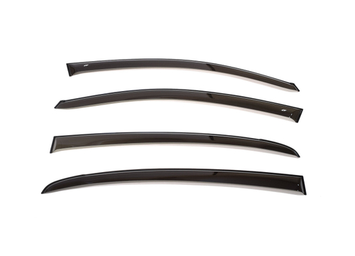 Дефлекторы боковых окон Cobra Tuning на Kia Rio 4 седан 2017/K2 седан 2017 арт.K15017