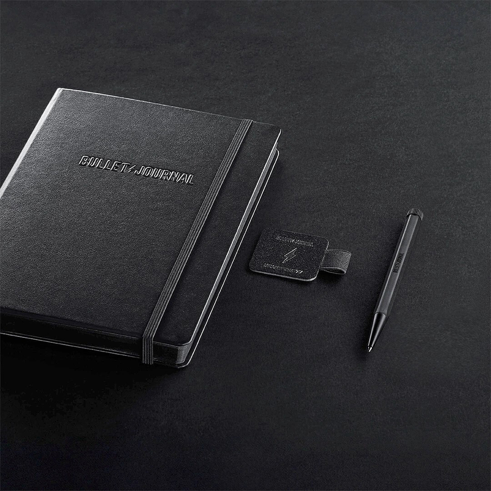Набор подарочный Leuchtturm1917 Bullet Journal Collector's черный + ручка в подарочной коробке (369716)