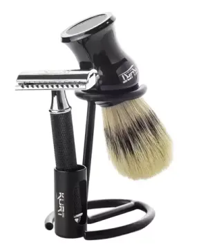 Подставка для станка и помазка KURT, металлическая, чёрная, К_90020BL