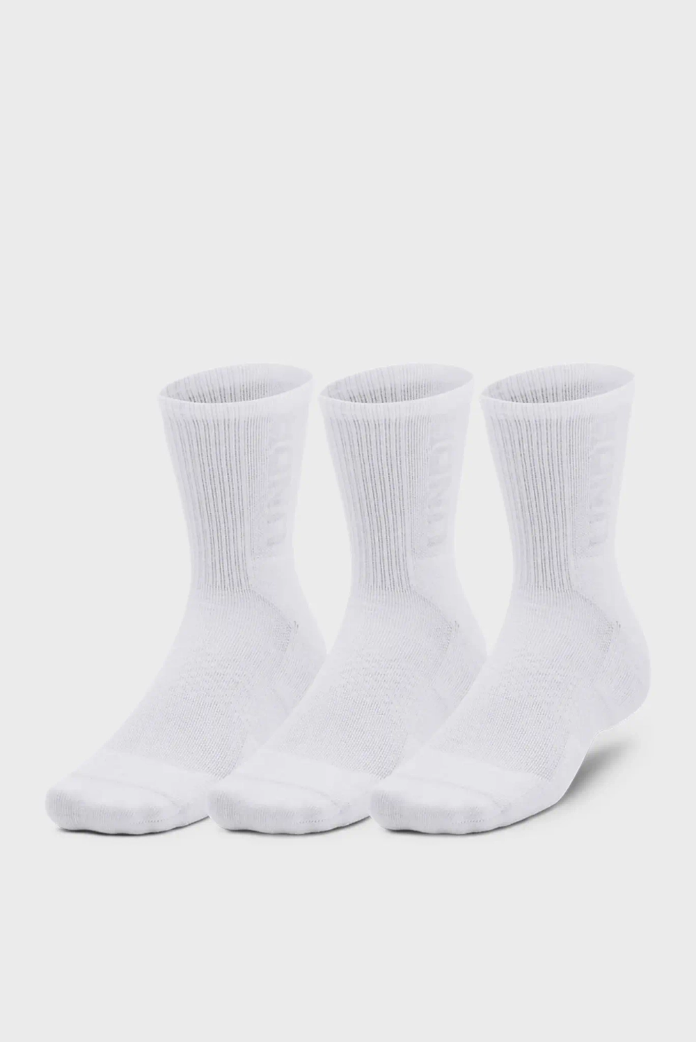 Носки Under Armour UA 3-Maker 3pk Mid-Crew-WHT