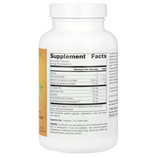 Source Naturals, Systemic C™, 120 капсул (500 мг в 1 капсуле)