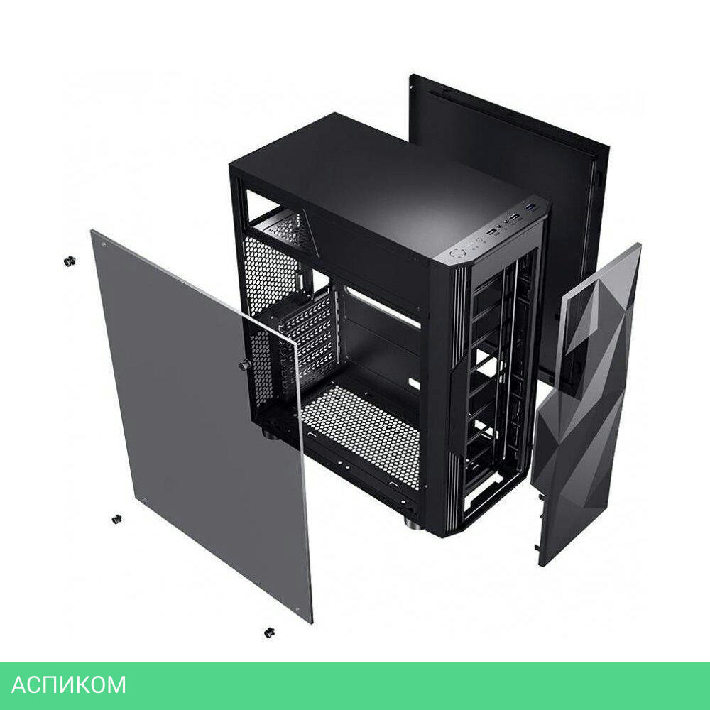 Корпус Formula V Line F-3401 V1 без БП черный