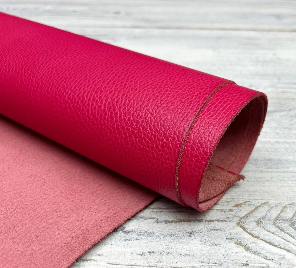 Luxury Tannery Dark Fuxia (1,5-1,7 мм), цв. Розовый, натуральная кожа