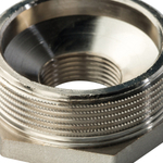 Футорка Stout 1 1/2"Х3/4" нар-вн никель
