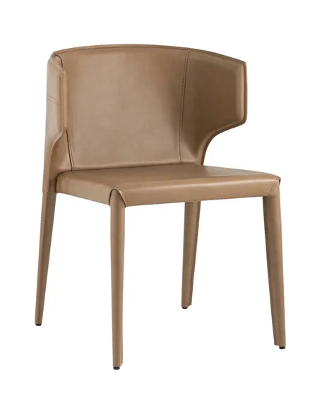 Стул Arm коричневая экокожа