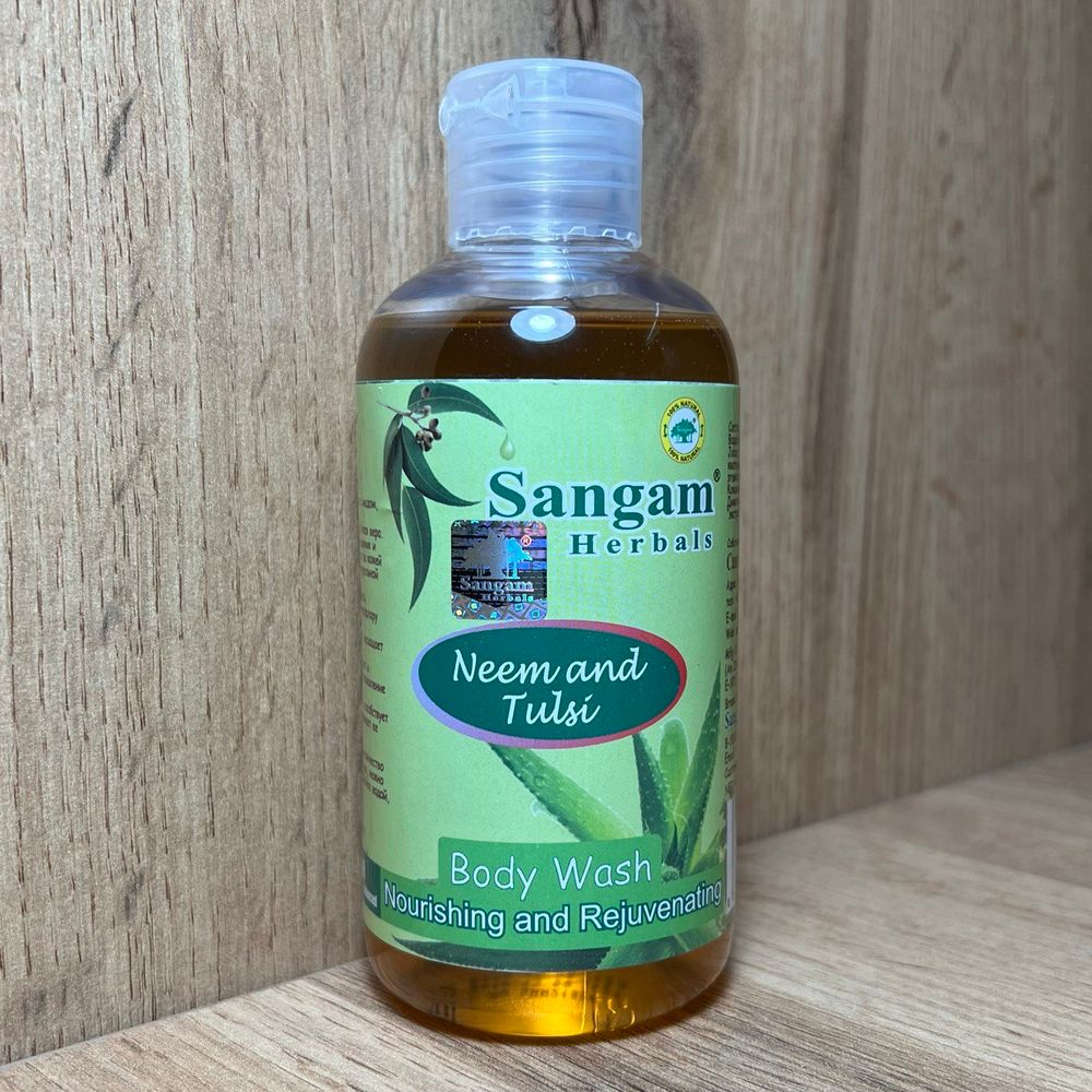 Гель для душа Sangam Herbals Neem and Tulsi Ним и Тулси с соком Алоэ 200 мл