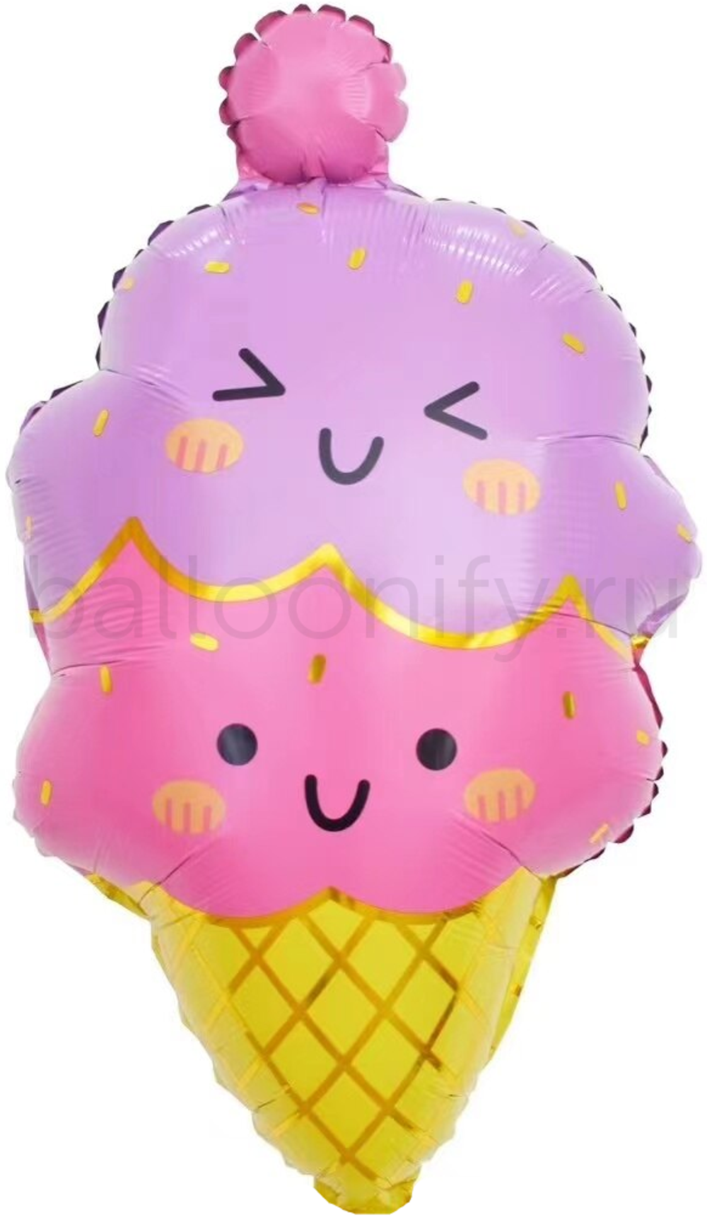Шар (26''/66 см) Фигура, Сладкое мороженое, 1 шт.