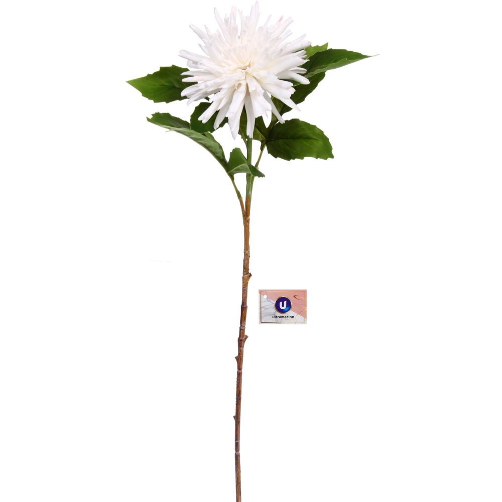 Цветок искусственный «Natur» 74см Хризантема белая